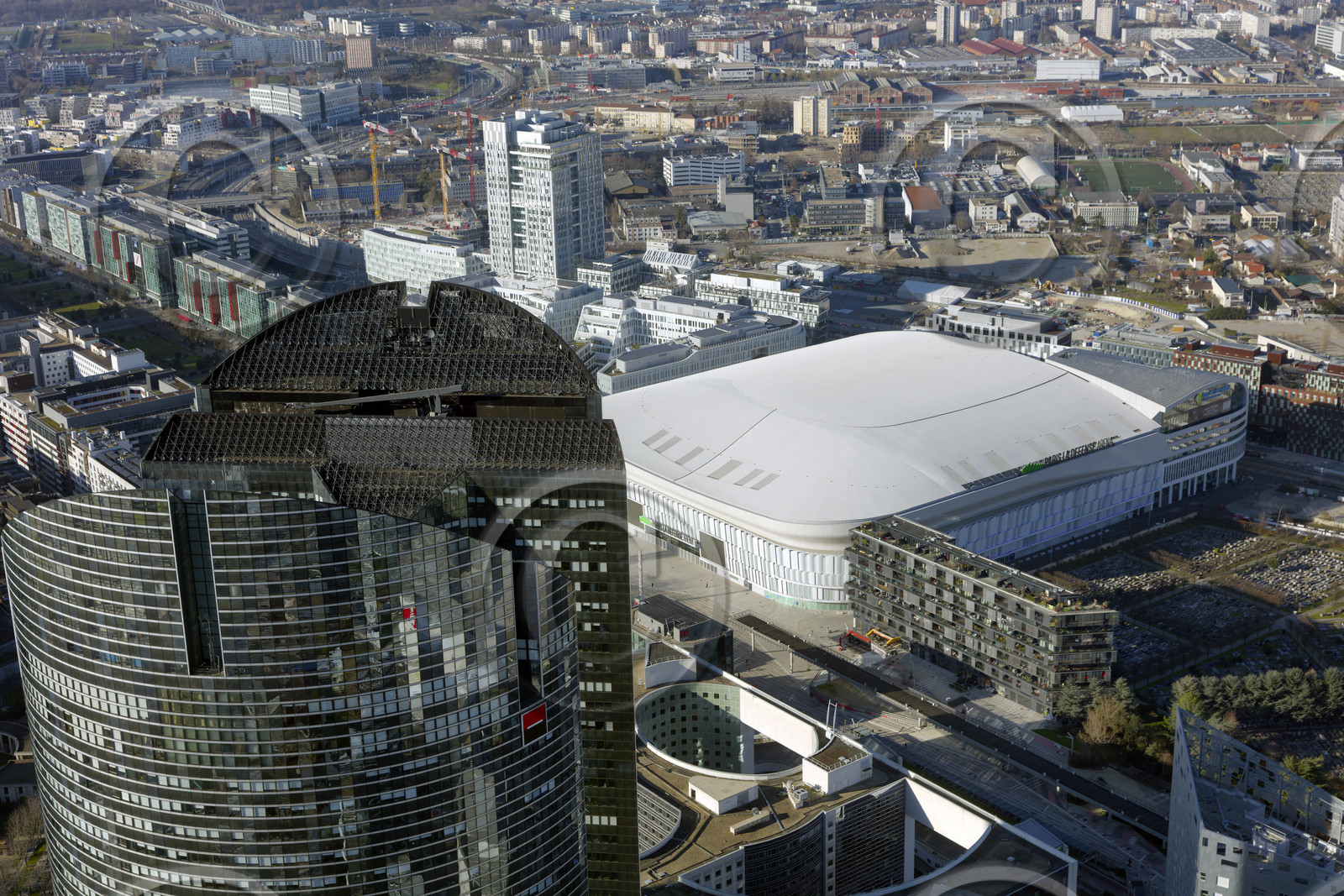 Le département des Hauts-de-Seine (Région Ile-de-France) en vues aériennes obliques
