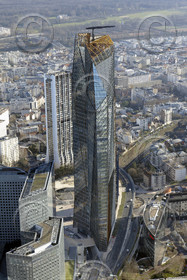Le département des Hauts-de-Seine (Région Ile-de-France) en vues aériennes obliques