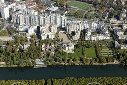 Le département de Seine-Saint-Denis (Région Ile-de-France) en vues aériennes obliques