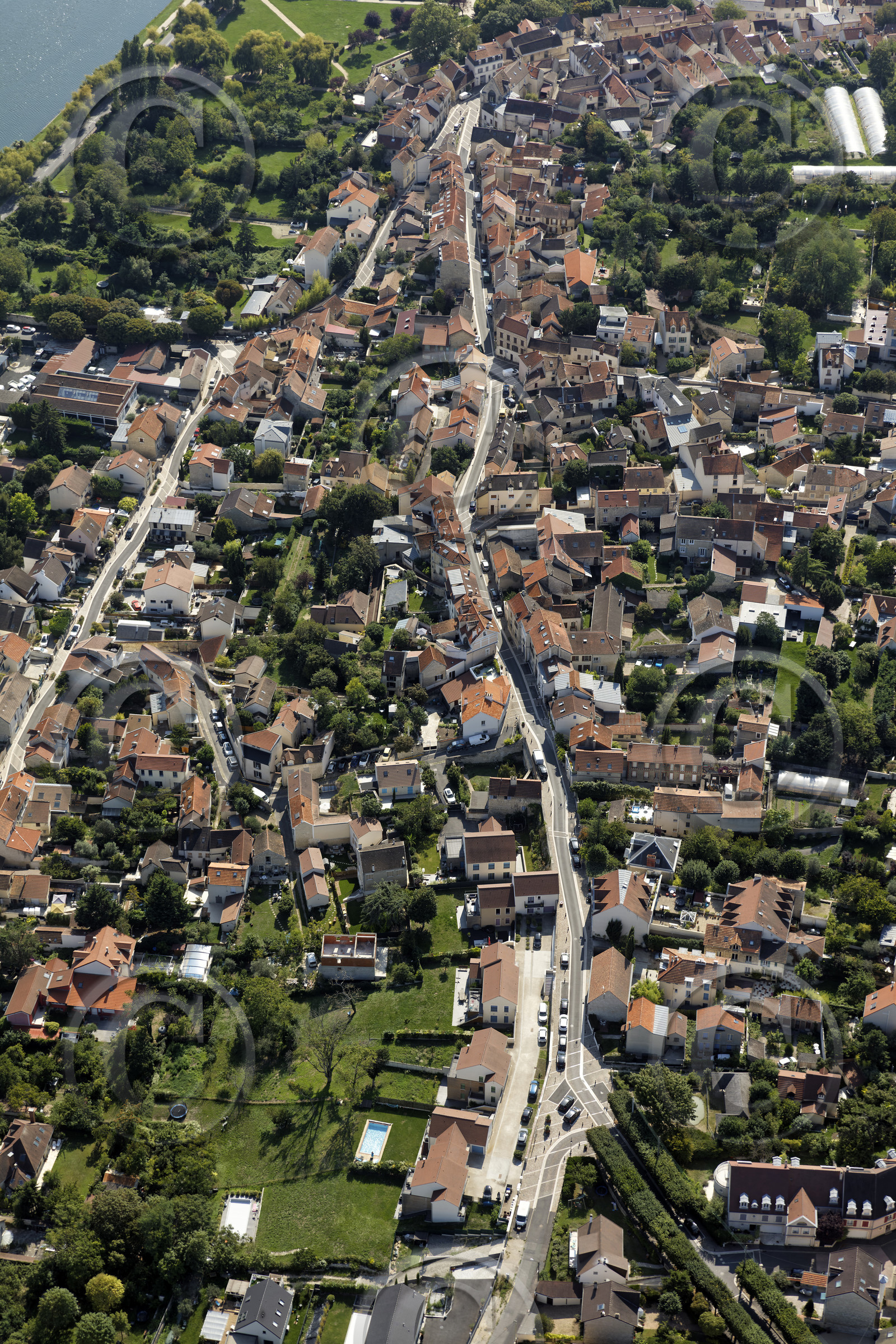 Le département des Yvelines (Région Ile-de-France) en vues aériennes obliques