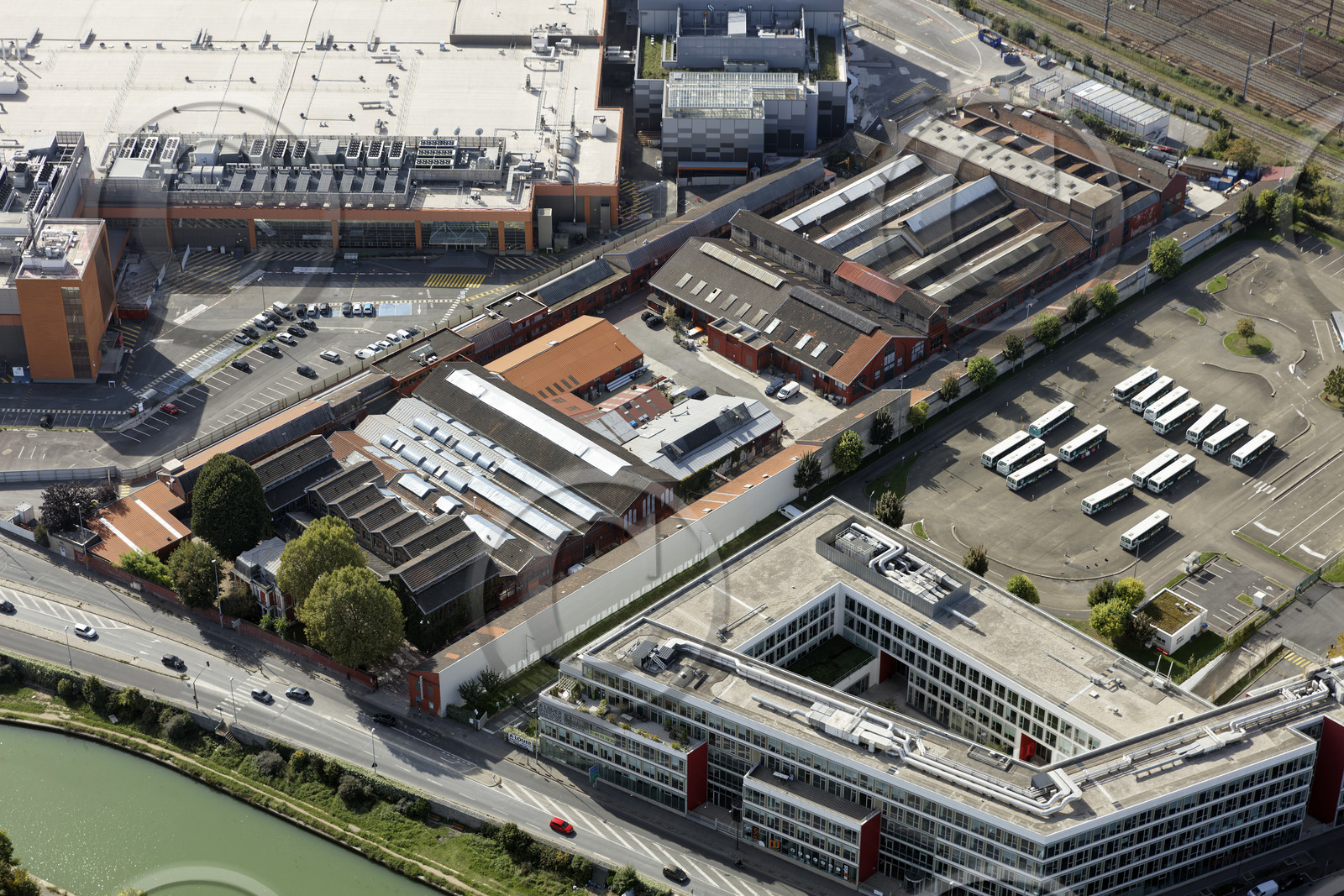 Le département de Seine-Saint-Denis (Région Ile-de-France) en vues aériennes obliques