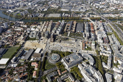 Le département de Seine-Saint-Denis (Région Ile-de-France) en vues aériennes obliques