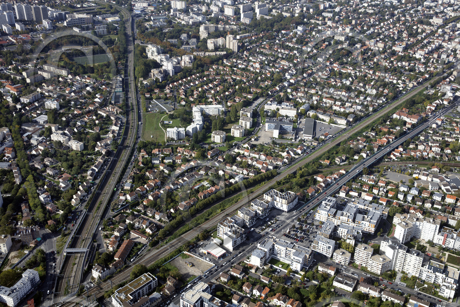 Le Val d 'Oise en vues aériennes