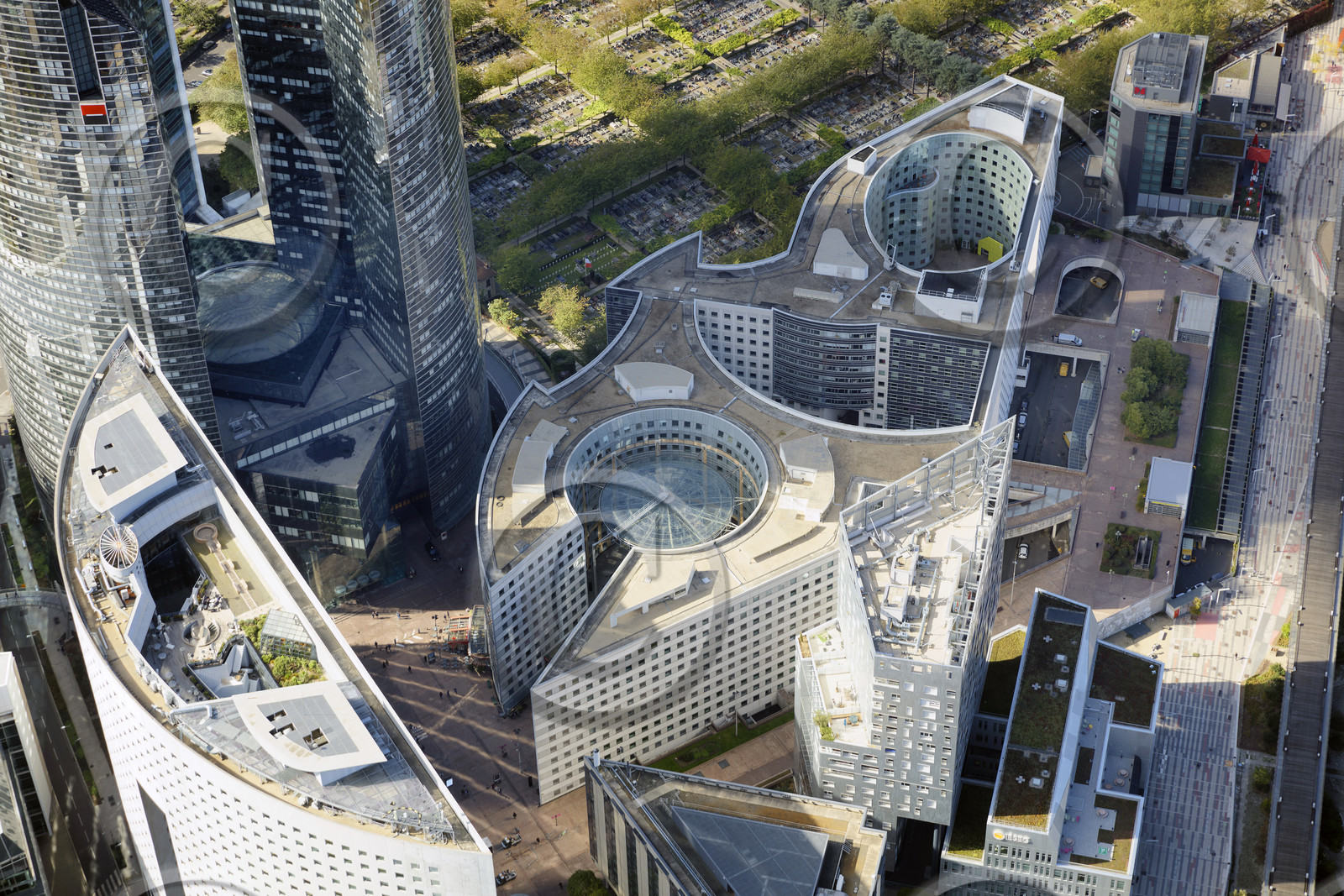 Le département des Hauts-de-Seine (Région Ile-de-France) en vues aériennes obliques