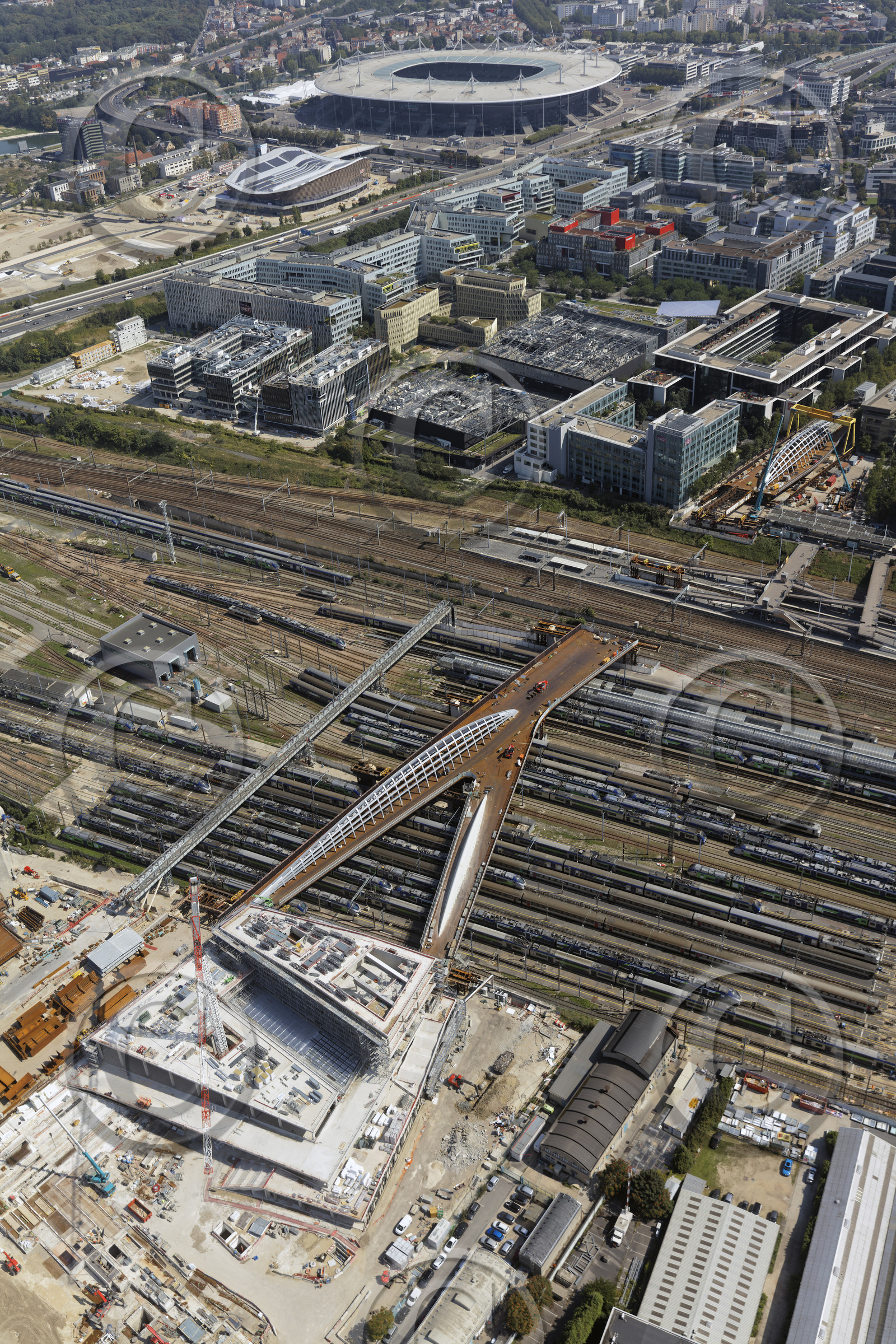 Le département de Seine-Saint-Denis (Région Ile-de-France) en vues aériennes obliques