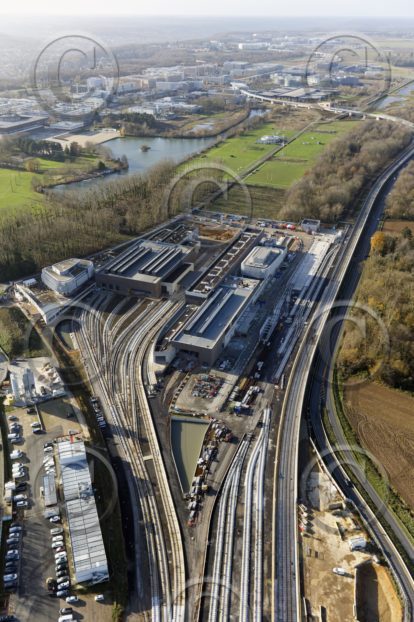 Le département de l'Essonne (Région Ile-de-France) en vues aériennes obliques