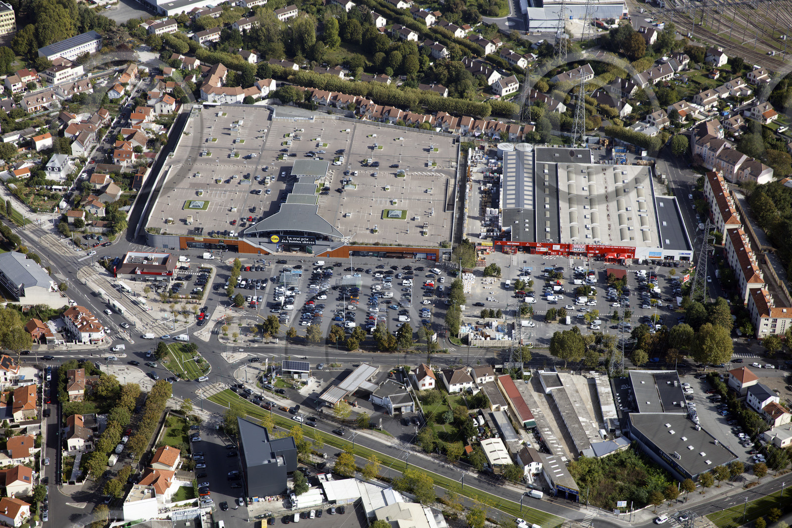 Le département de Seine-Saint-Denis (Région Ile-de-France) en vues aériennes obliques