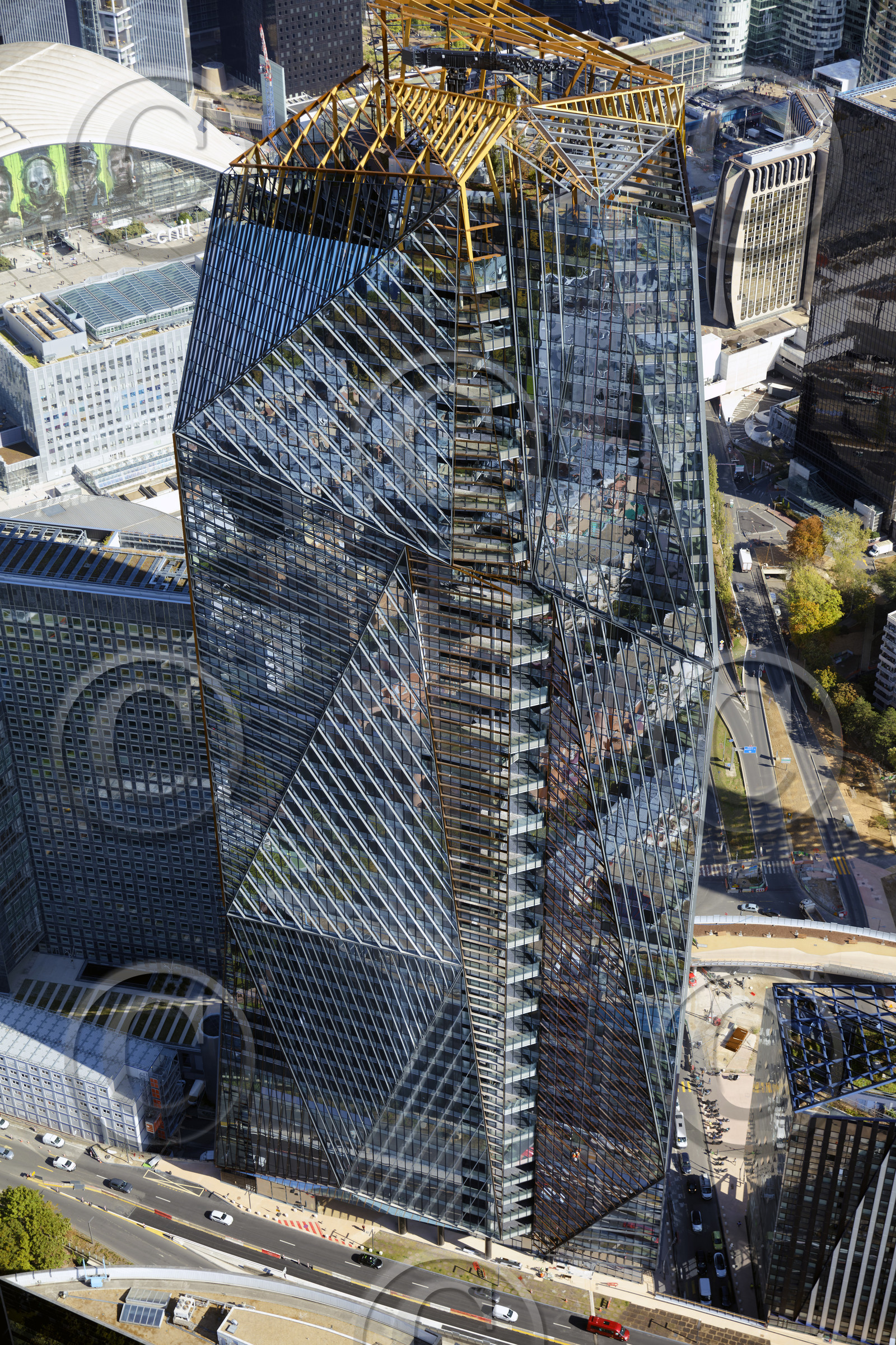 Le département des Hauts-de-Seine (Région Ile-de-France) en vues aériennes obliques