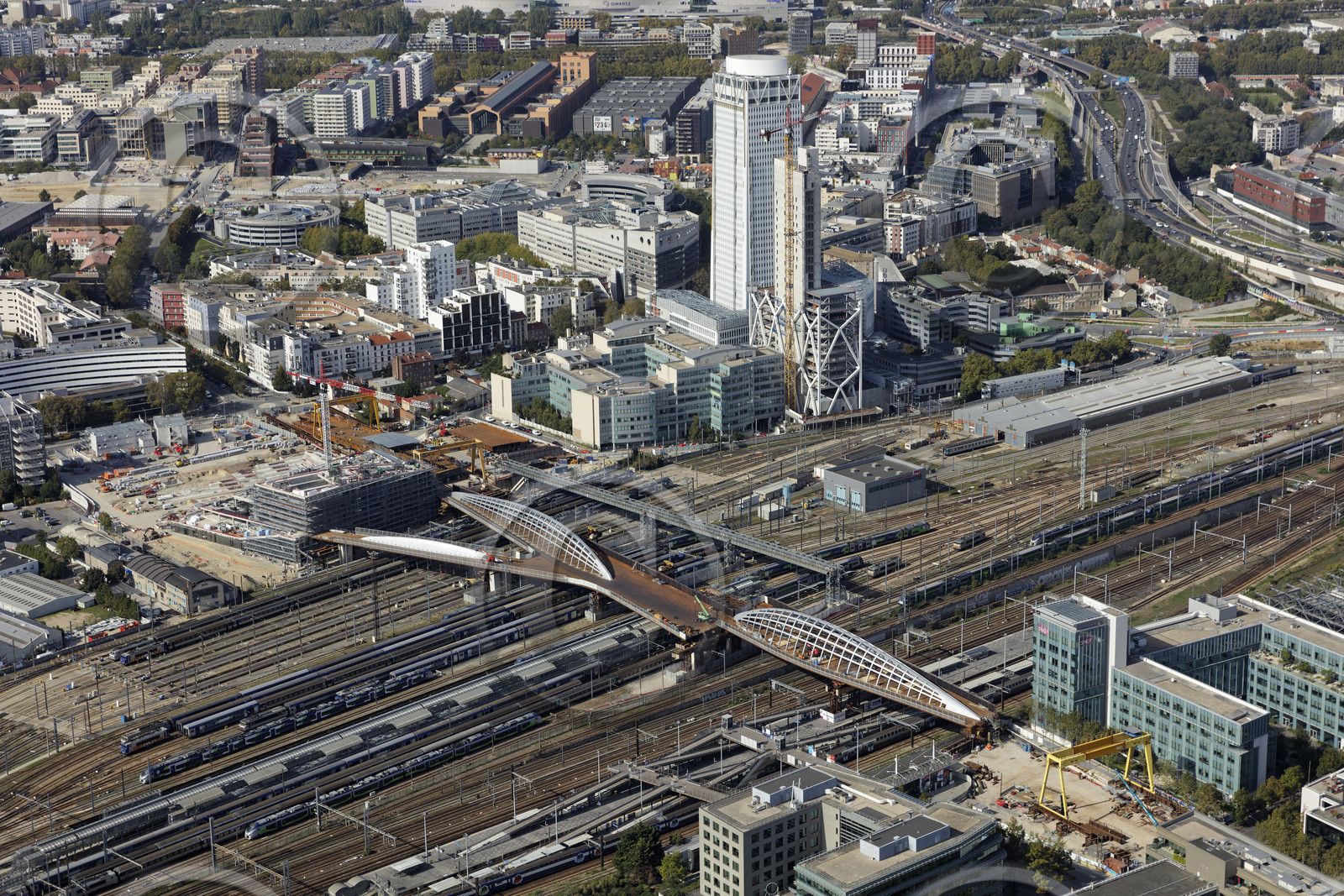 Le département de Seine-Saint-Denis (Région Ile-de-France) en vues aériennes obliques