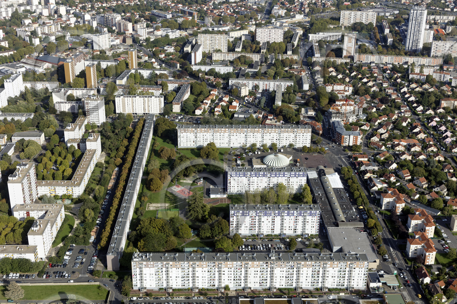 Le département du Val-d'Oise (Région Ile-de-France) en vues aériennes obliques