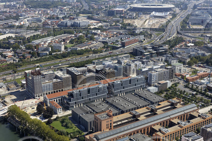Le département de Seine-Saint-Denis (Région Ile-de-France) en vues aériennes obliques
