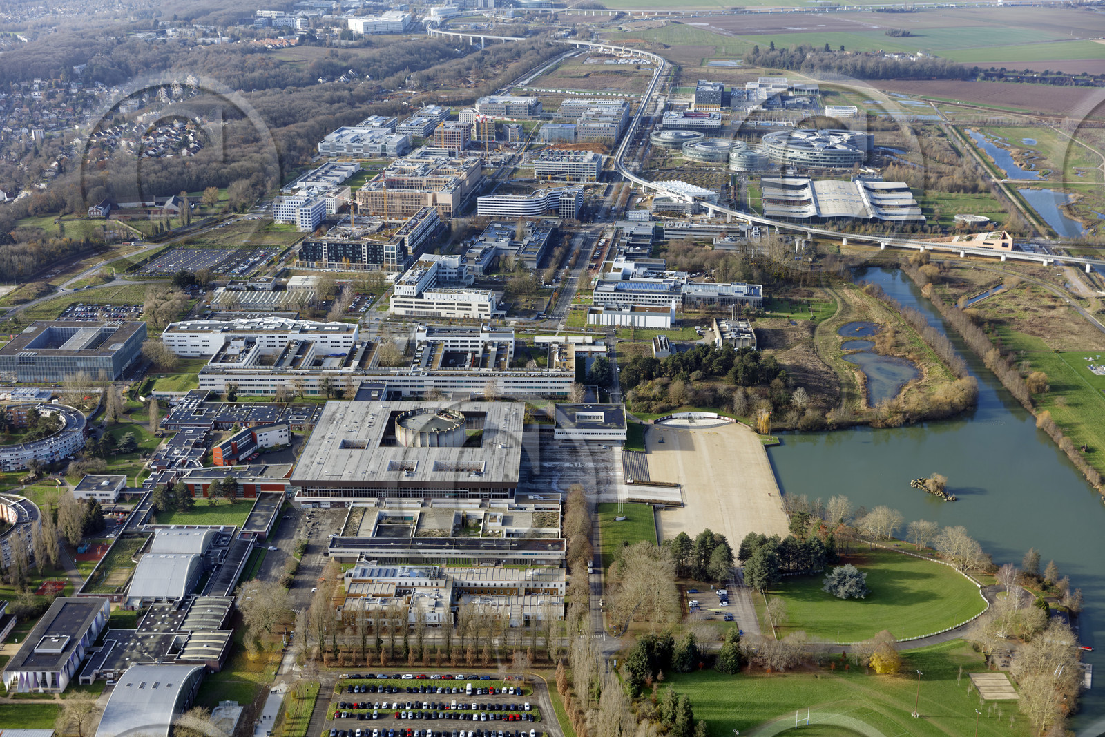 Le département de l'Essonne (Région Ile-de-France) en vues aériennes obliques