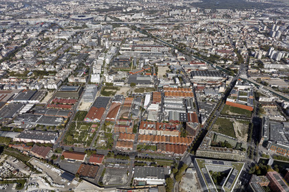 Le département de Seine-Saint-Denis (Région Ile-de-France) en vues aériennes obliques