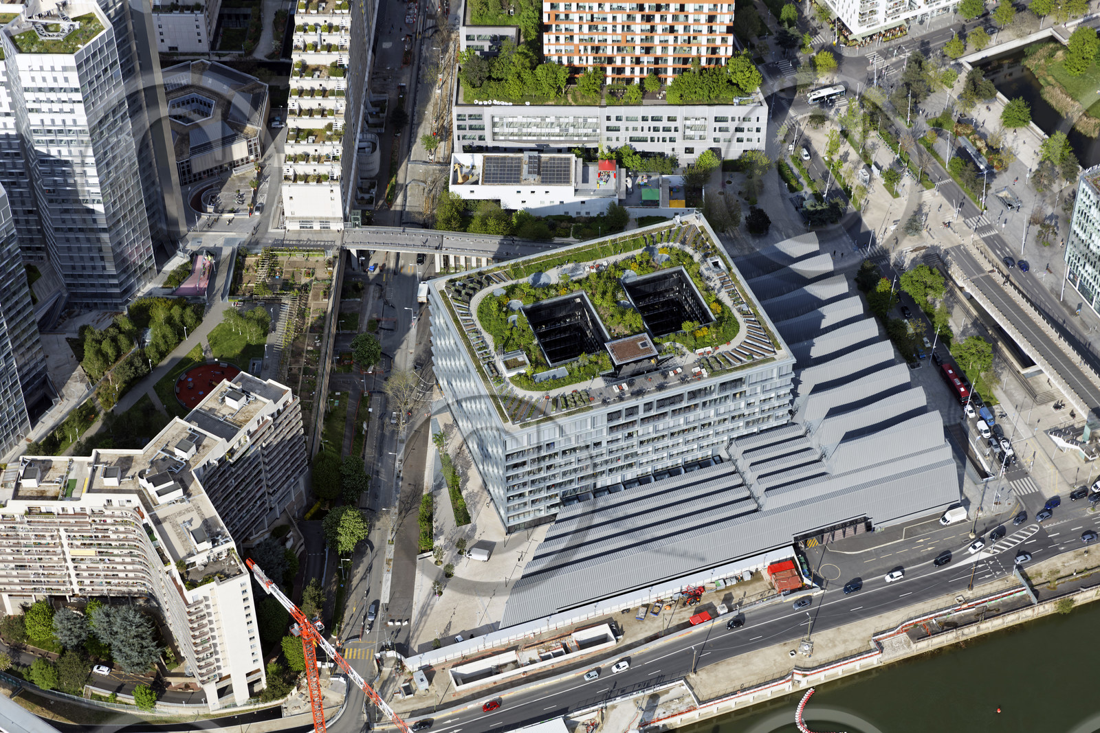 Le département des Hauts-de-Seine (Région Ile-de-France) en vues aériennes obliques