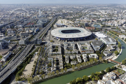 Le département de Seine-Saint-Denis (Région Ile-de-France) en vues aériennes obliques