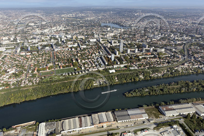 Le département de Seine-Saint-Denis (Région Ile-de-France) en vues aériennes obliques