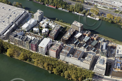 Le département de Seine-Saint-Denis (Région Ile-de-France) en vues aériennes obliques