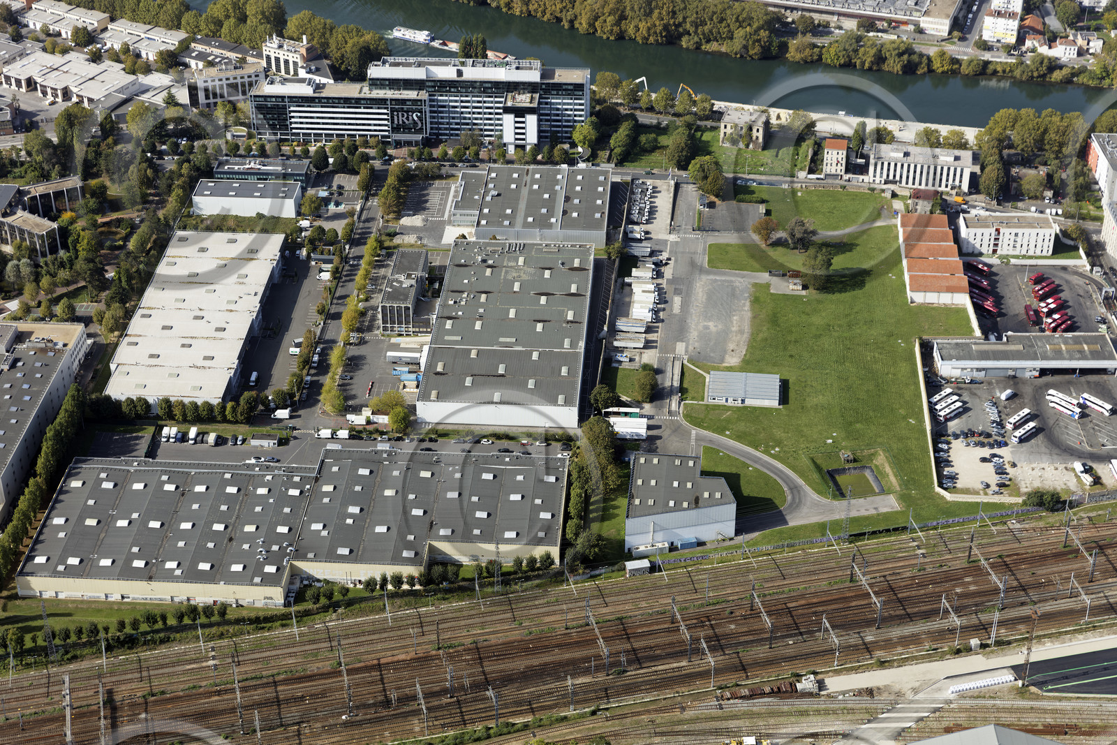 Le département de Seine-Saint-Denis (Région Ile-de-France) en vues aériennes obliques